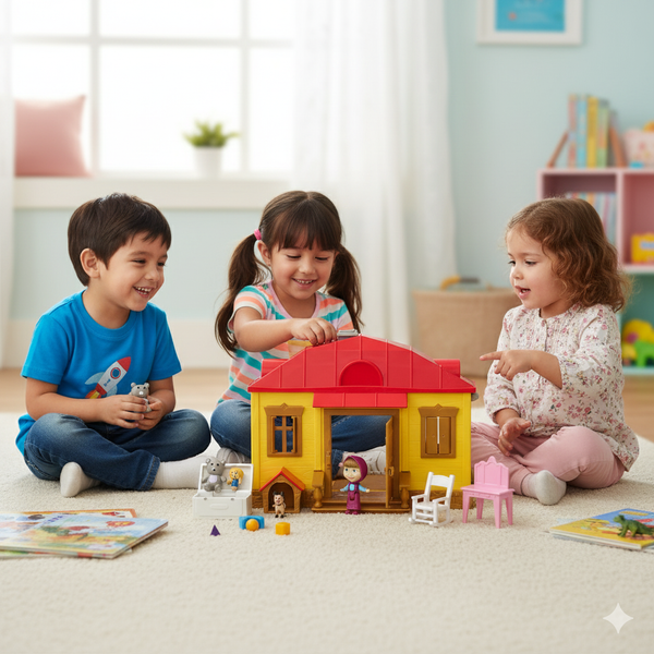 Casa de Masha Set de Juego - Masha Y El Oso