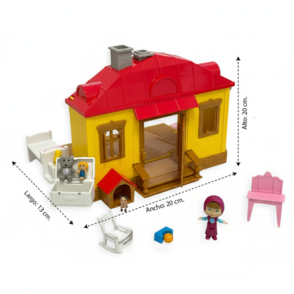 Casa de Masha Set de Juego - Masha Y El Oso