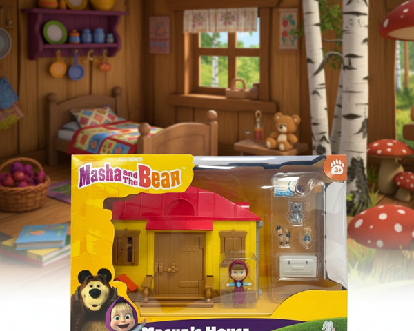 Casa de Masha Set de Juego - Masha Y El Oso