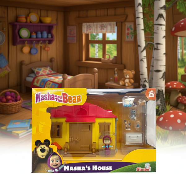 Casa de Masha Set de Juego - Masha Y El Oso