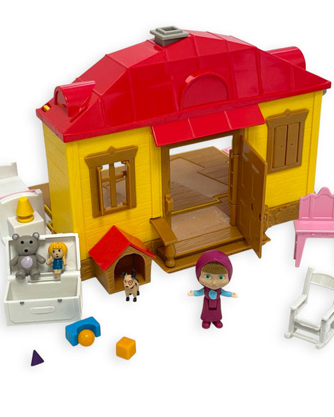 Juguete Casa Masha Set de Juego - Masha Y El Oso