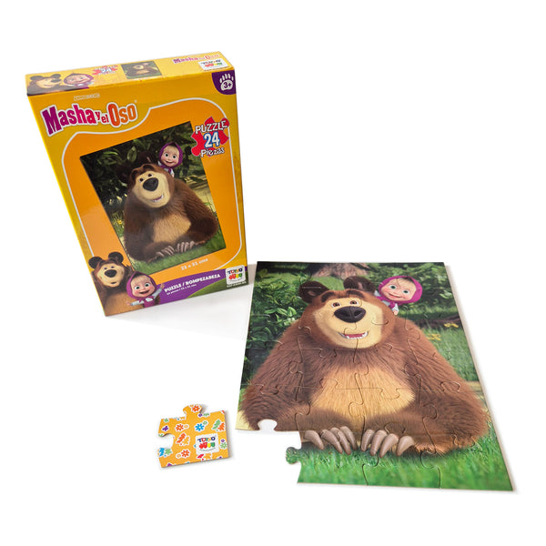 Puzzle 24 Piezas - Masha Y El Oso