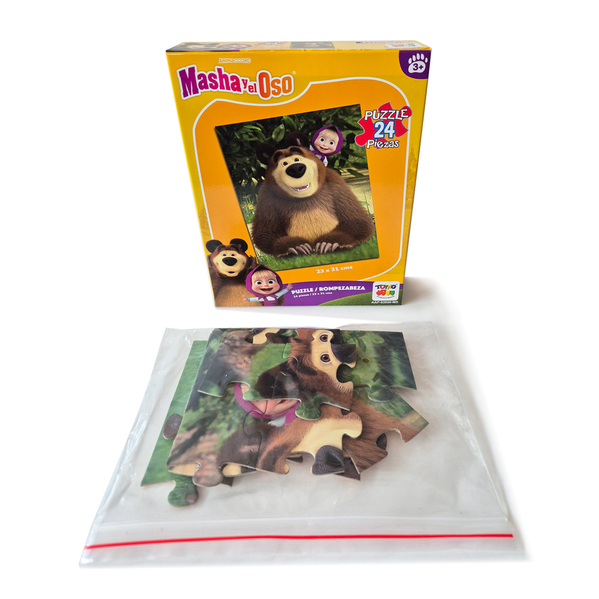 Puzzle 24 Piezas - Masha Y El Oso