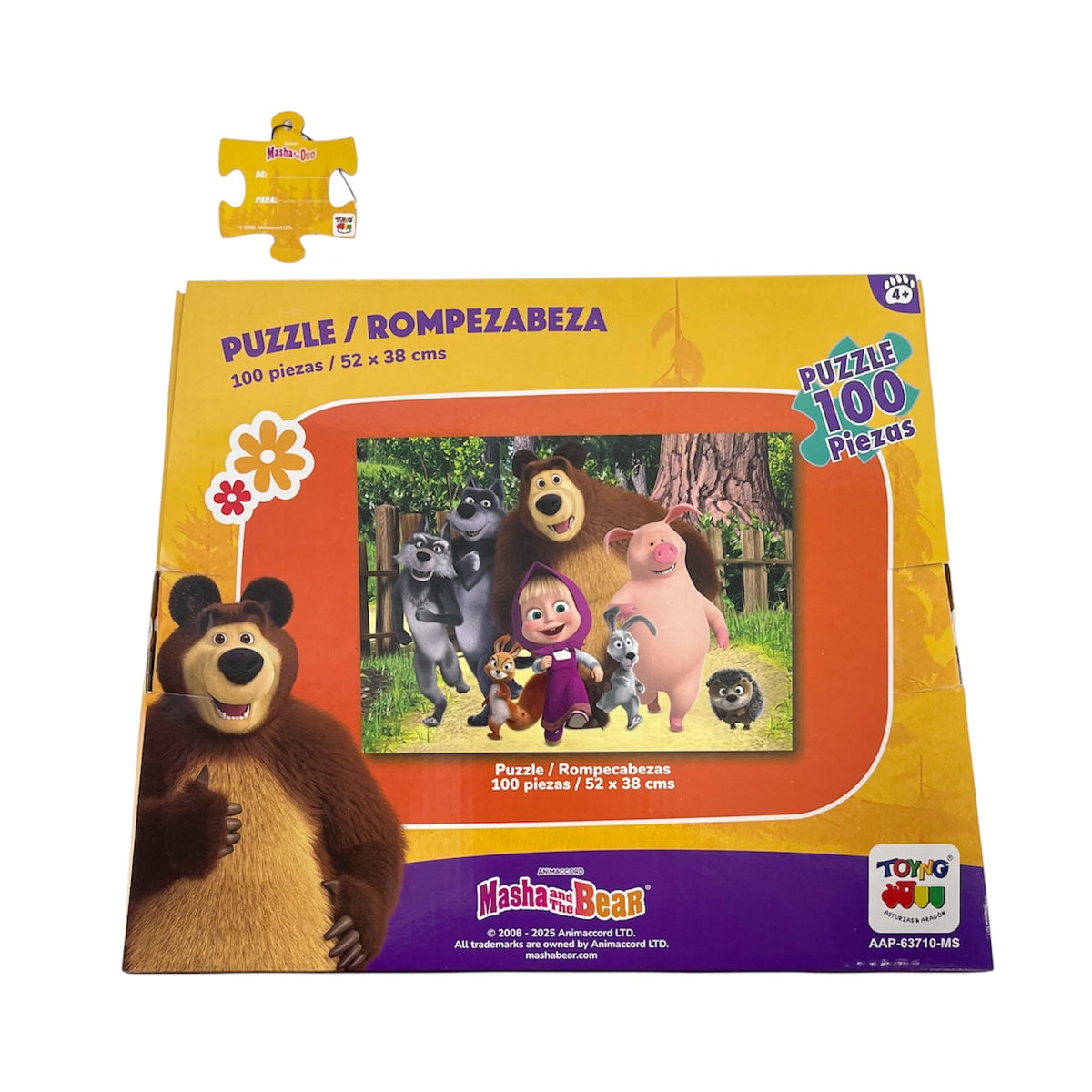 Puzzle 60 Piezas - Masha Y El Oso