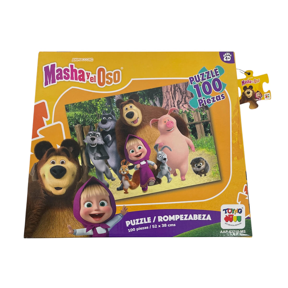 Puzzle 60 Piezas - Masha Y El Oso