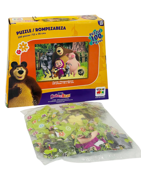 Puzzle 100 Piezas - Masha y El Oso