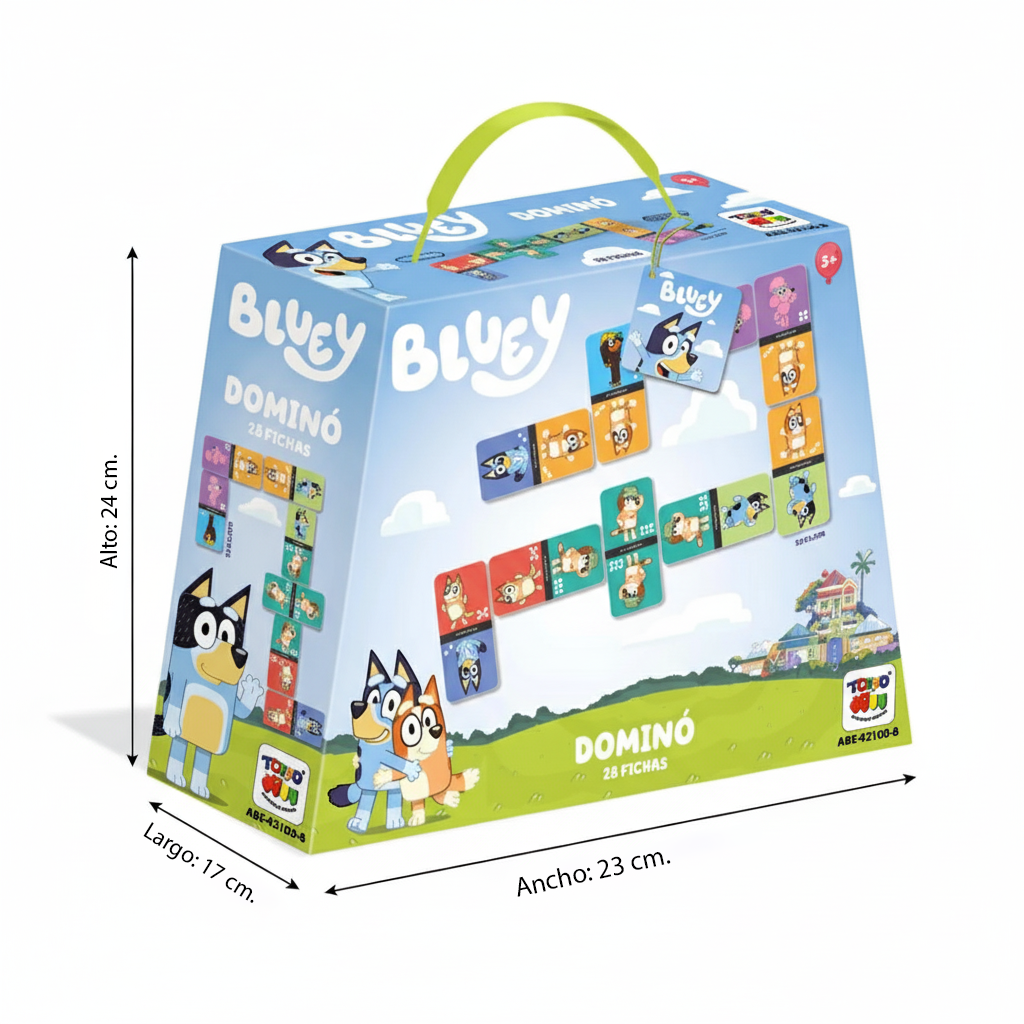 Juego Domino - Bluey