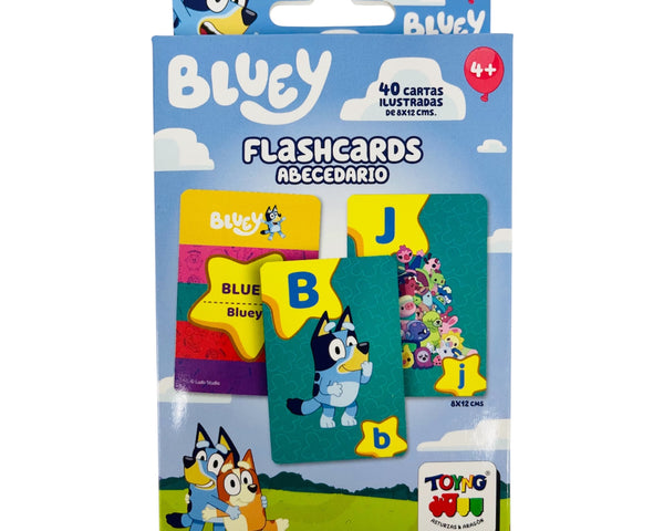 Juego Educativo Flash Cards Abecedario - Bluey