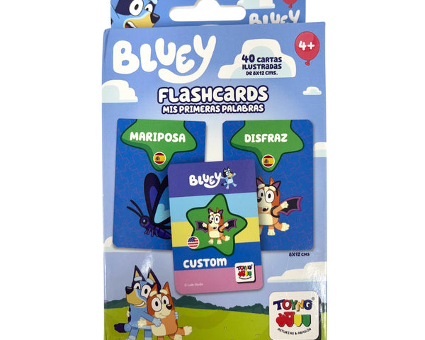 Juego Educativo Flash Cards Mis Primeras Palabras - Bluey