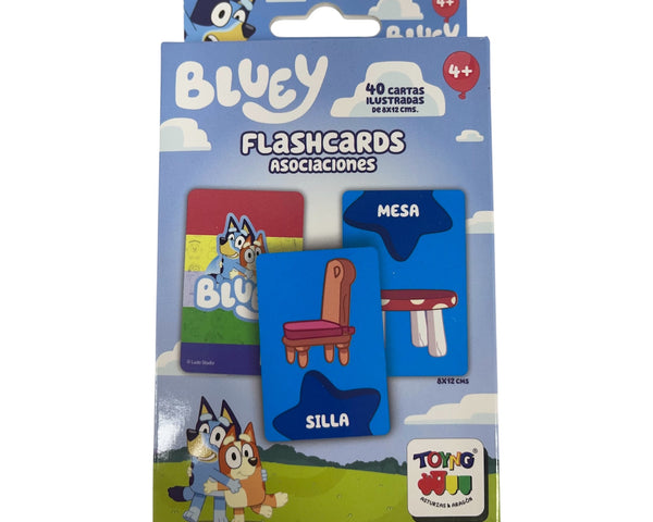 Juego Educativo Flash Cards Asociaciones - Bluey