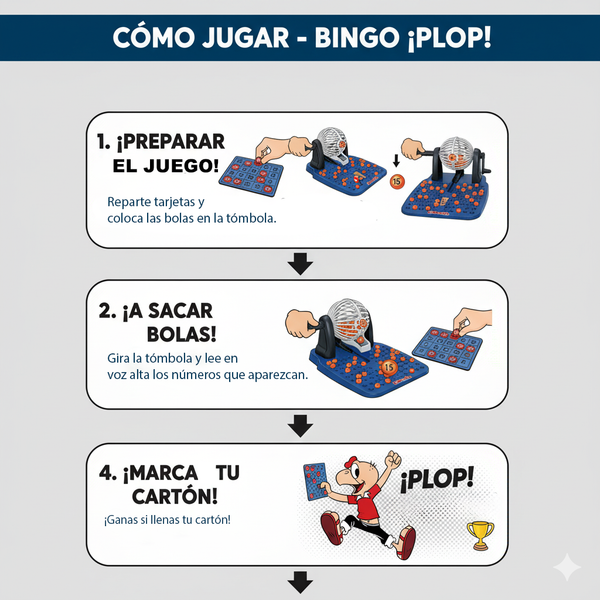 Juego de Mesa Bingo - Condorito