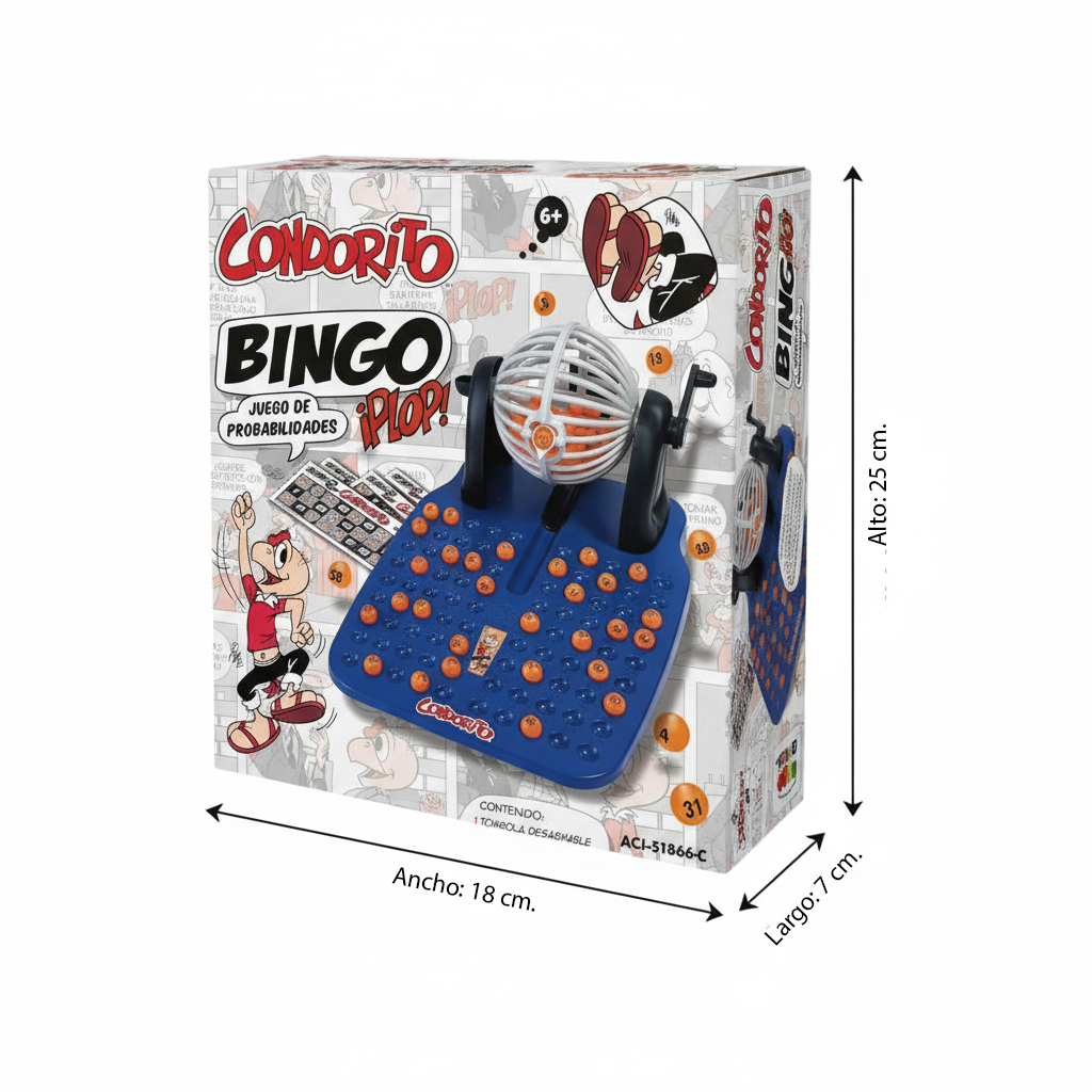 Juego de Mesa Bingo - Condorito