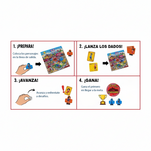 Juego de Mesa Tour Pelotillehue - Condorito