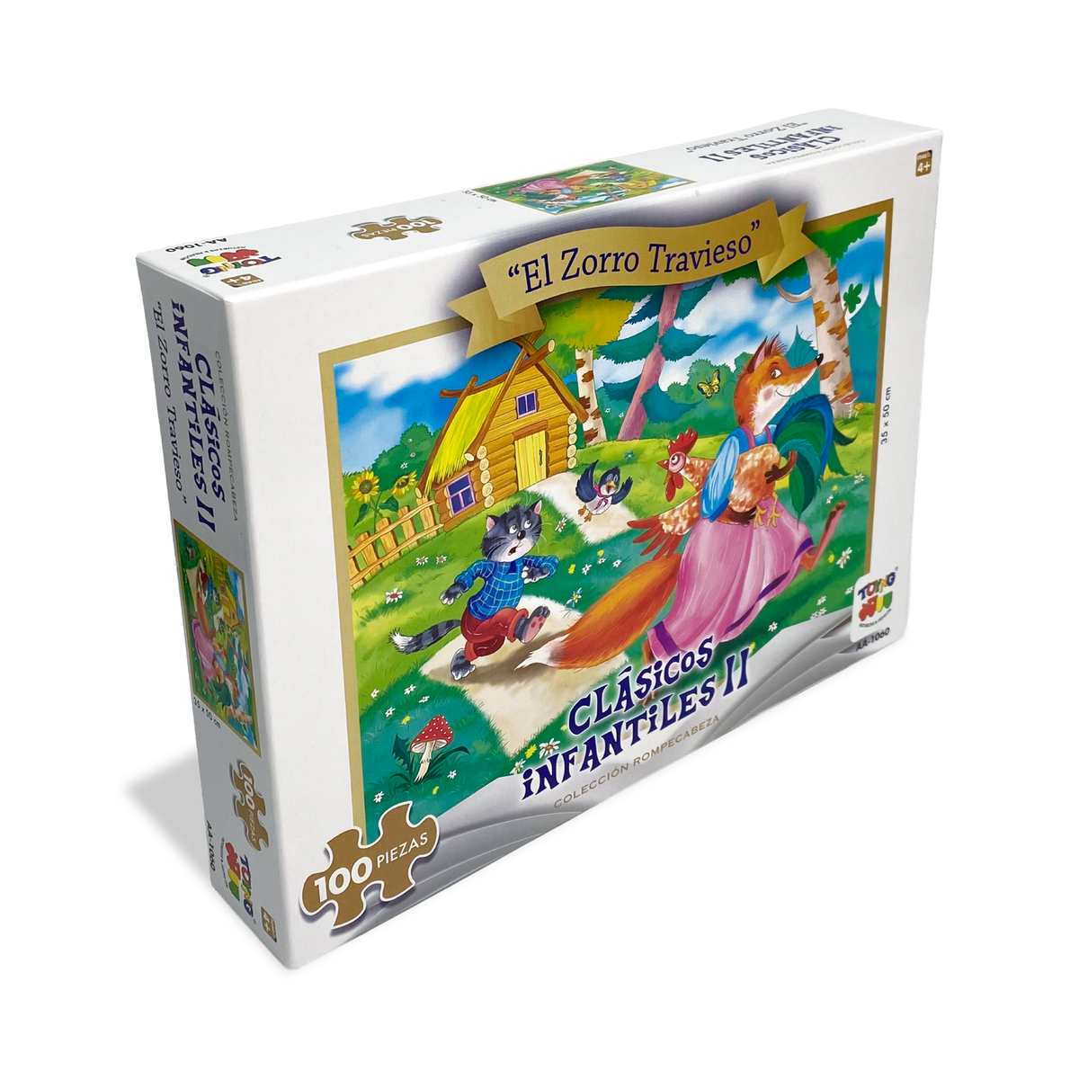 Puzzle El Zorro Travieso (100 Piezas) - Toyng