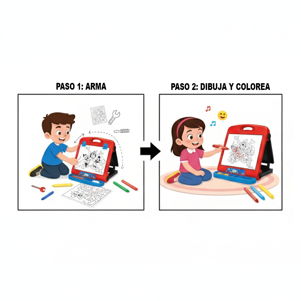 Juego Educativo Pizarra Portatil - Mickey