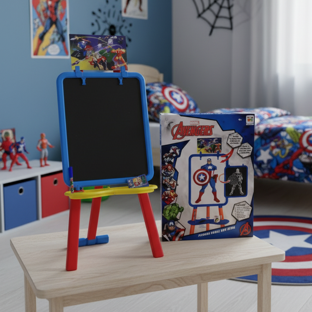 Juego Educativo Pizarra Doble Con Atril Avengers - Marvel