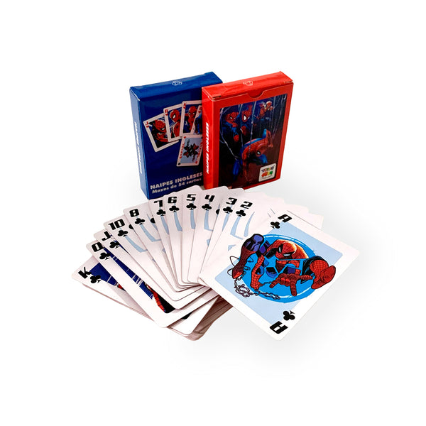 Juego de Mesa Naipes Caja Metalica - Spiderman