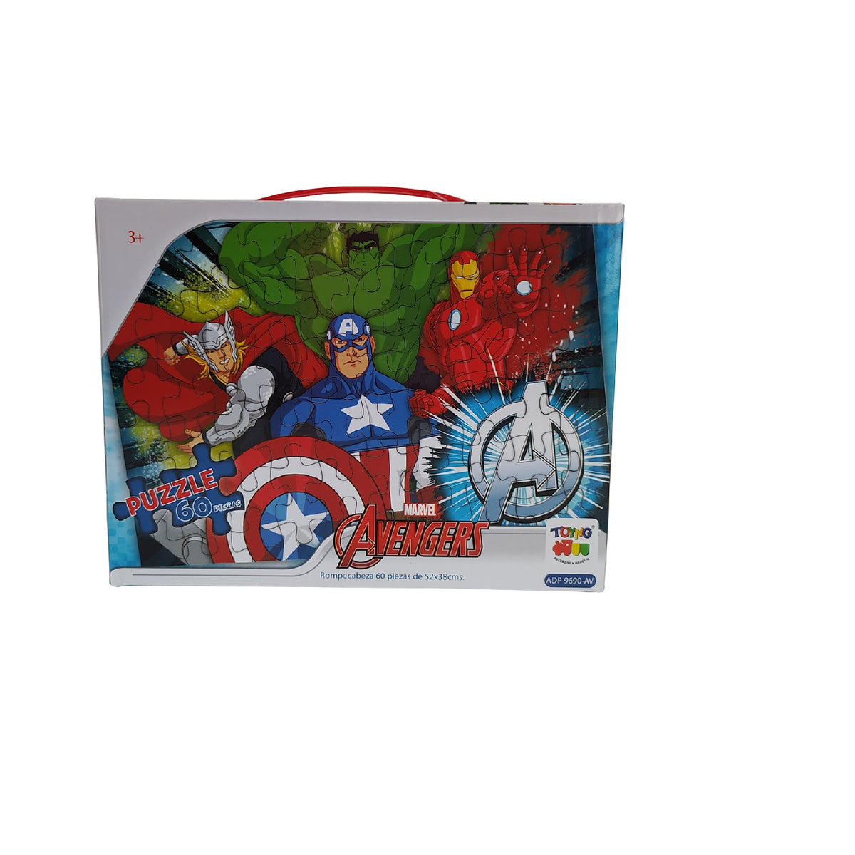 Puzzle 60 Piezas Mod. Maleta Avengers