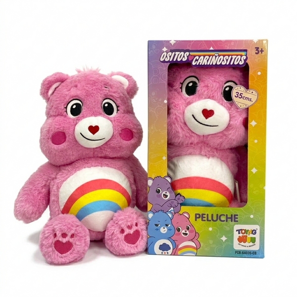 Peluche Alegrosita Rosado 35 Cm - Ositos Cariñositos