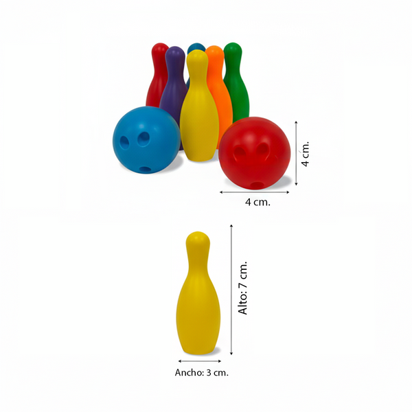 Bowling 6 Pins + 2 Bola - Toyng