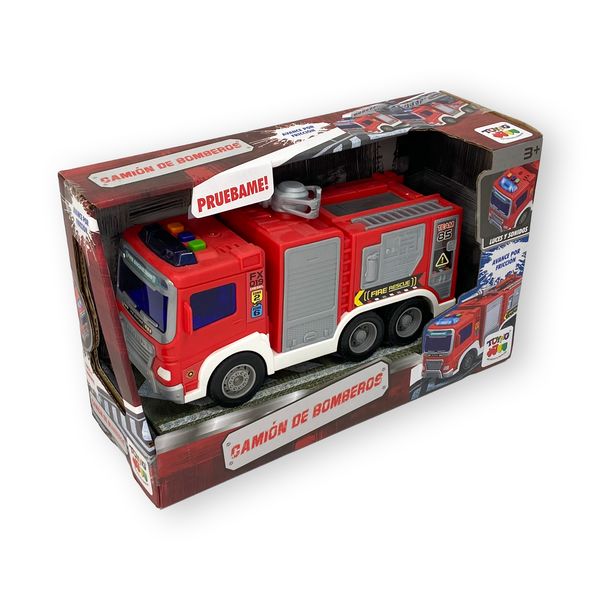 Camión de Bomberos con Luces y Sonidos - Toyng