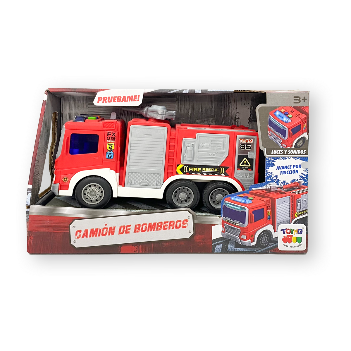 Camión de Bomberos con Luces y Sonidos - Toyng