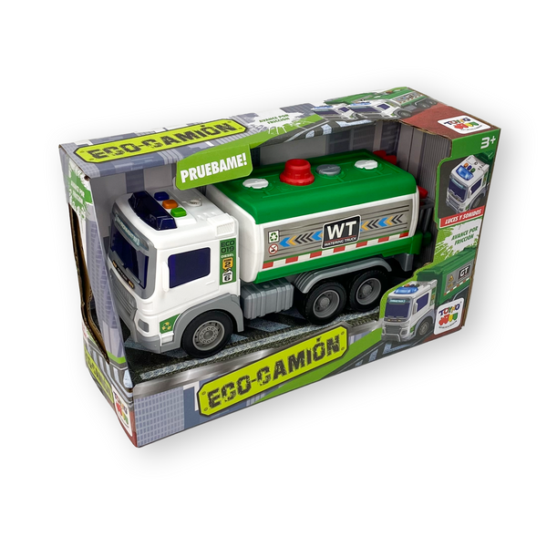Camión Eco con Tanque de Agua y Luces y Sonidos - Toyng