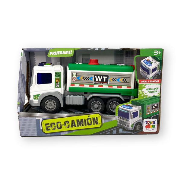 Camión Eco con Tanque de Agua y Luces y Sonidos - Toyng