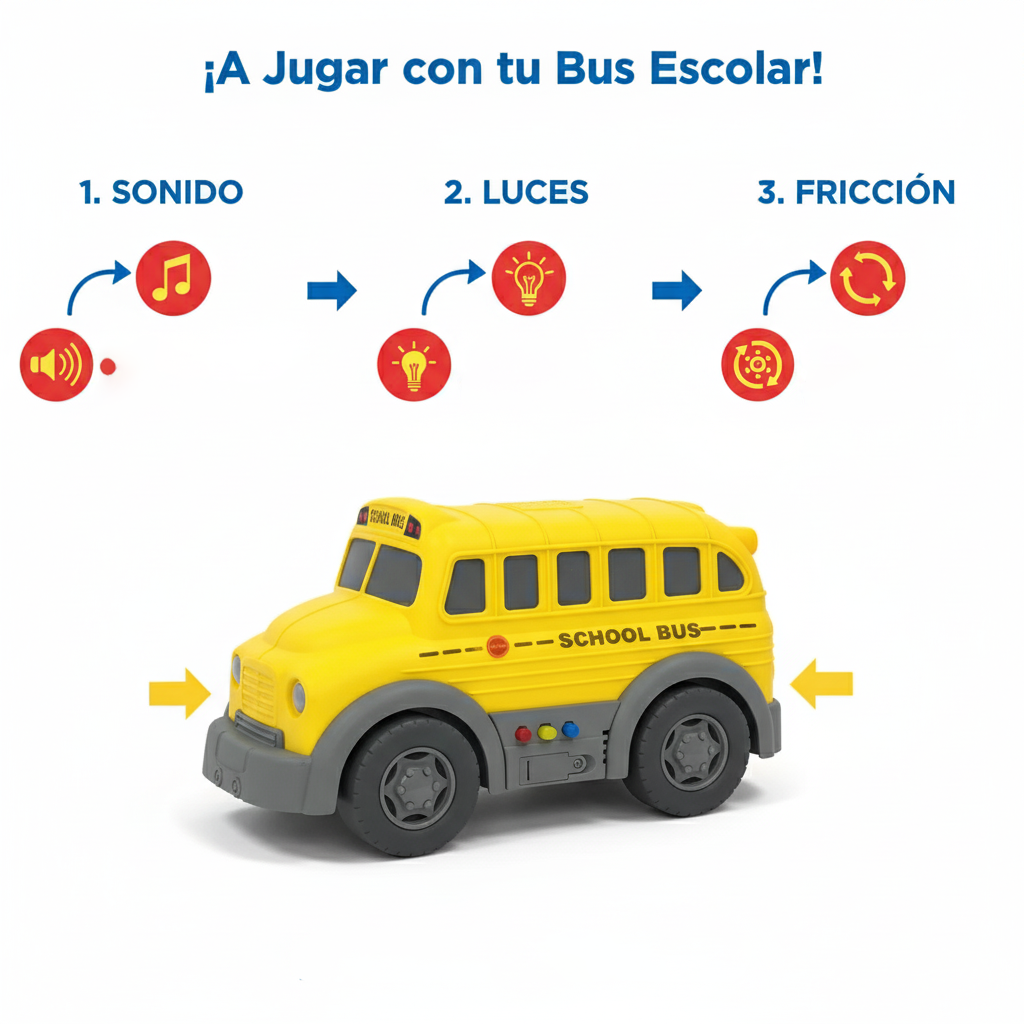 Bus Escolar Amarillo - Toyng