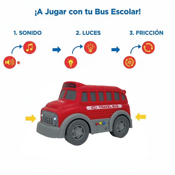 Bus Escolar Rojo - Toyng