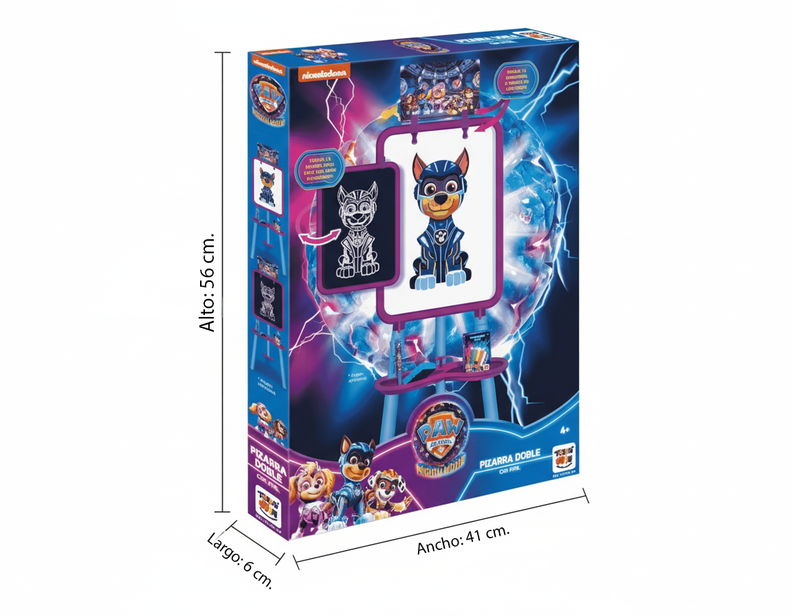 Pizarra Doble Atril - Paw Patrol