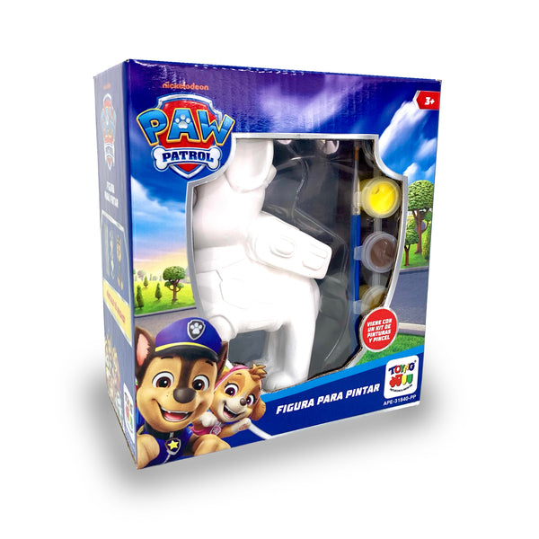 Juego Educativo Figura Para Pintar Chase - Paw Patrol