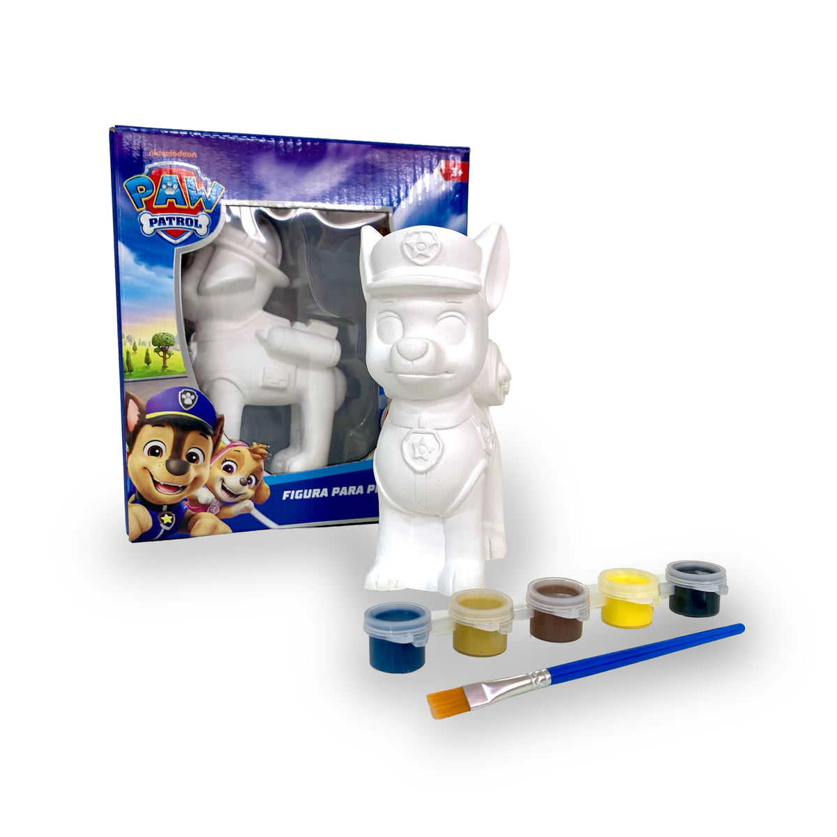 Juego Educativo Figura Para Pintar Chase - Paw Patrol