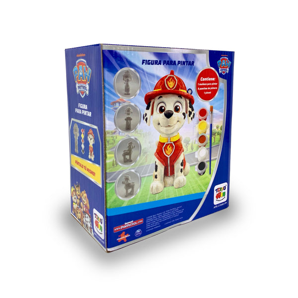Juego Educativo Figura Para Pintar Marshall - Paw Patrol