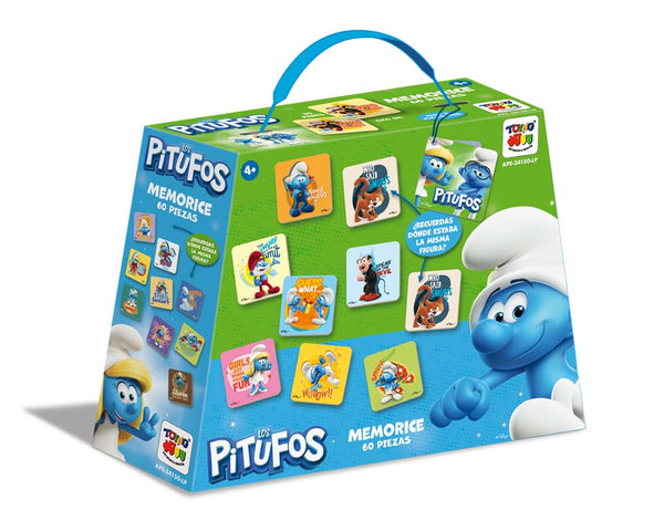 Juego de Mesa Memorice 60 Piezas Pitufos - Los Pitufos