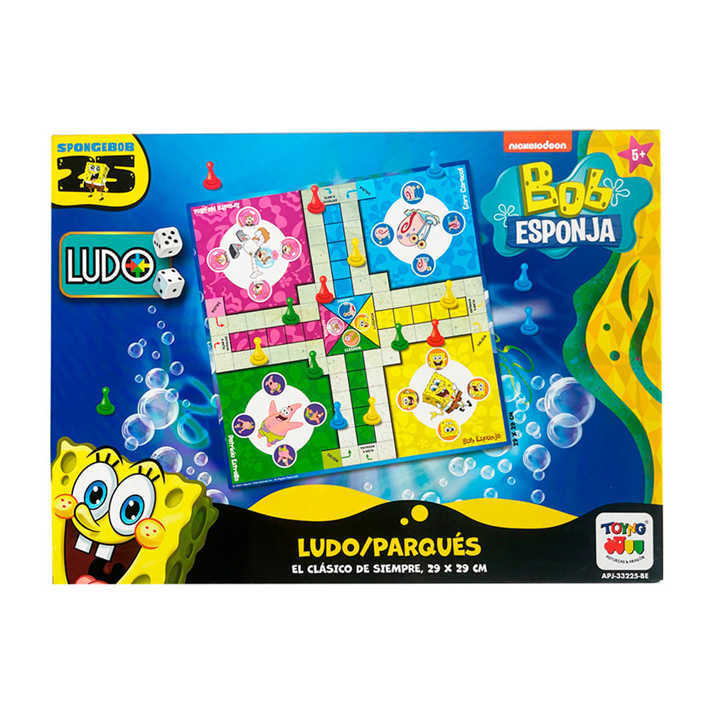 Juego de Mesa Ludo Bob Esponja Bob Esponja – Toyng Chile
