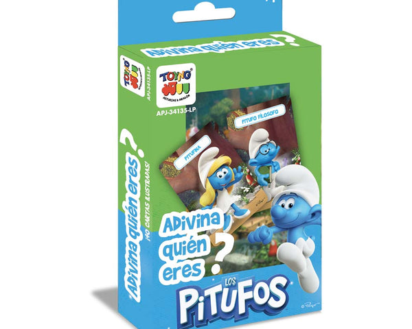 Flash Cards Adivina Quien Eres Inner Per 24 - Los Pitufos