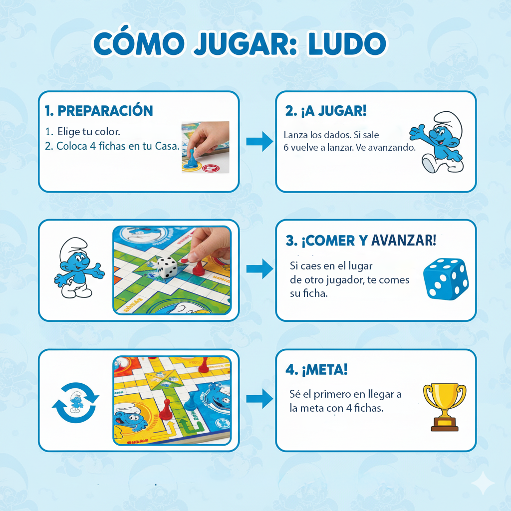 Ludo Los Pitufos - Los Pitufos