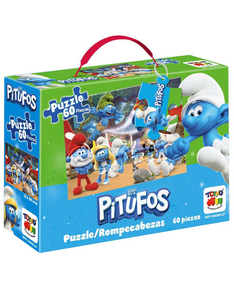 Puzzle 60 Piezas - Los Pitufos