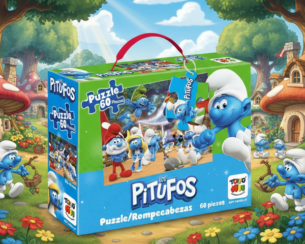 Puzzle 60 Piezas Los Pitufos - Los Pitufos