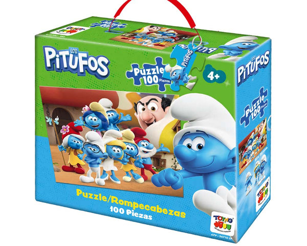 Puzzle 100 Piezas - Los Pitufos