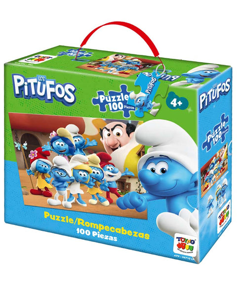 Puzzle 100 Piezas - Los Pitufos