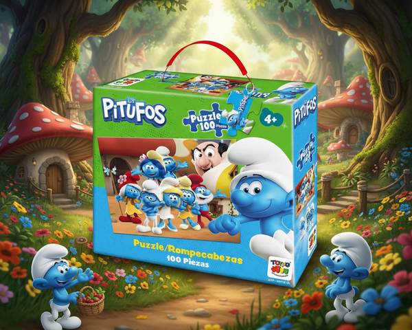 Puzzle 100 Piezas Los Pitufos - Los Pitufos