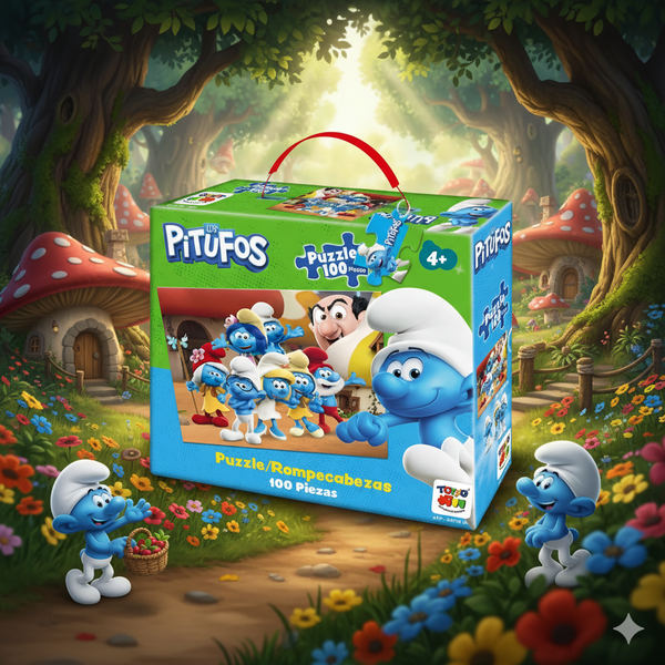 Puzzle 100 Piezas Los Pitufos - Los Pitufos