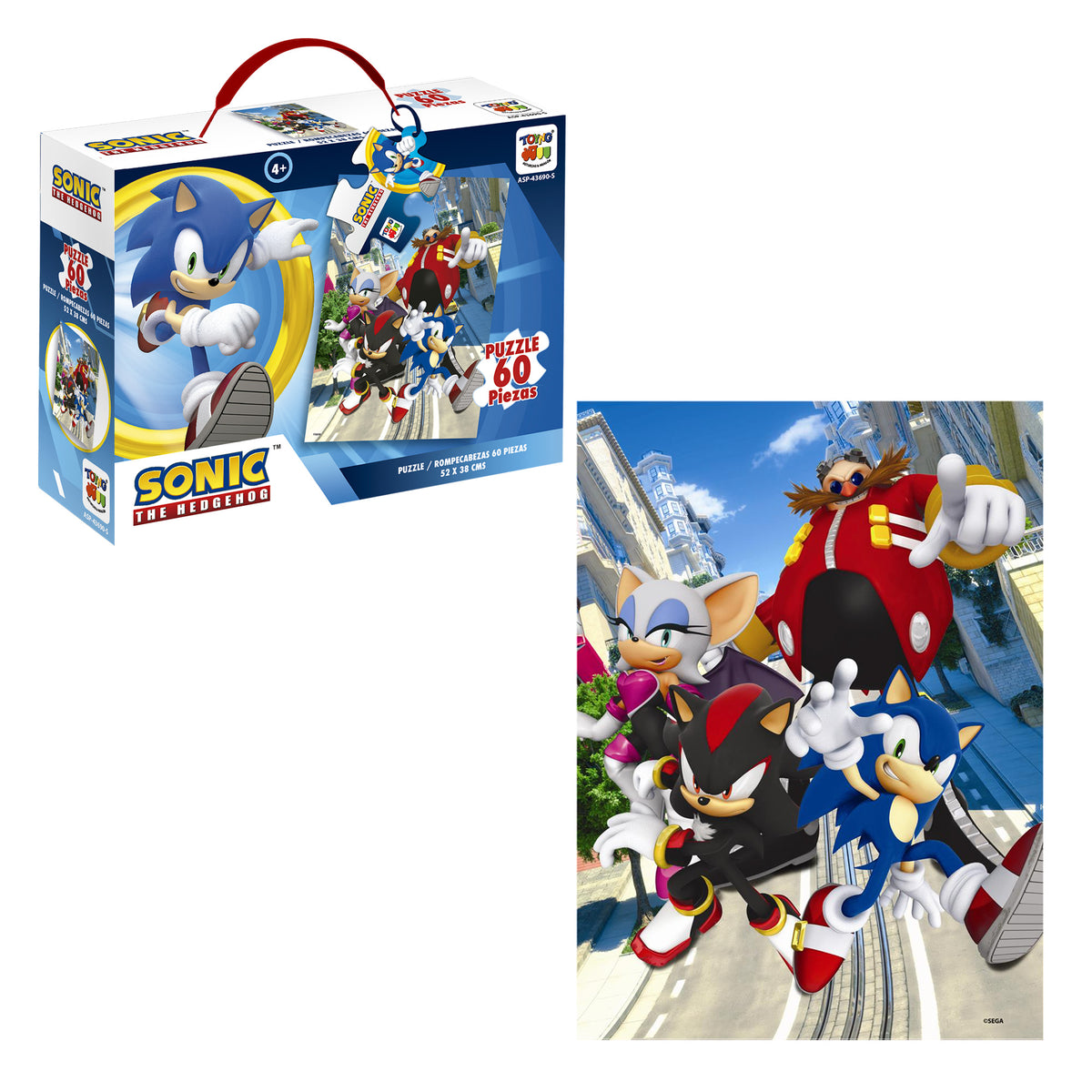 Puzzle 60 Piezas Sonic