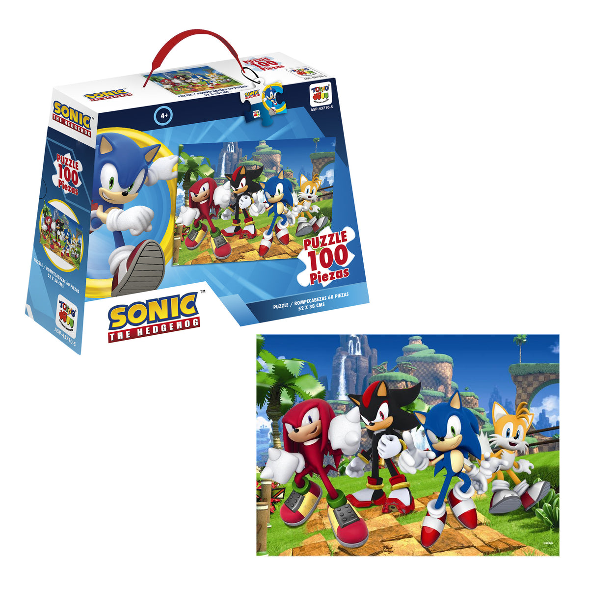 Puzzle 100 Piezas Sonic