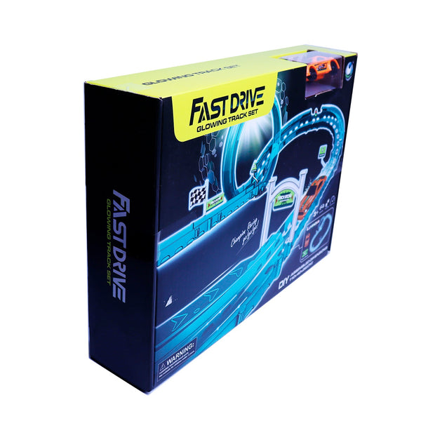 Pista De Auto Luminosa 1 Loop C/ Bateria Recargable