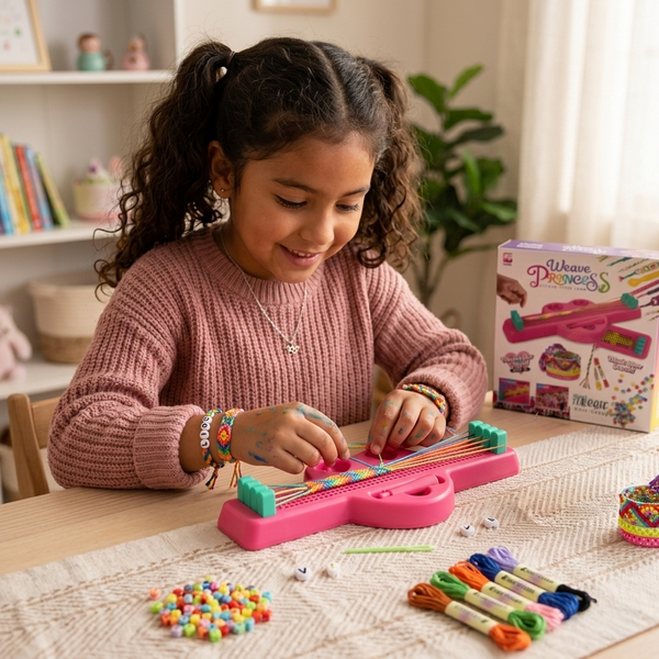 Juego Manual de Hilos para Crear Brazaletes – Toyng