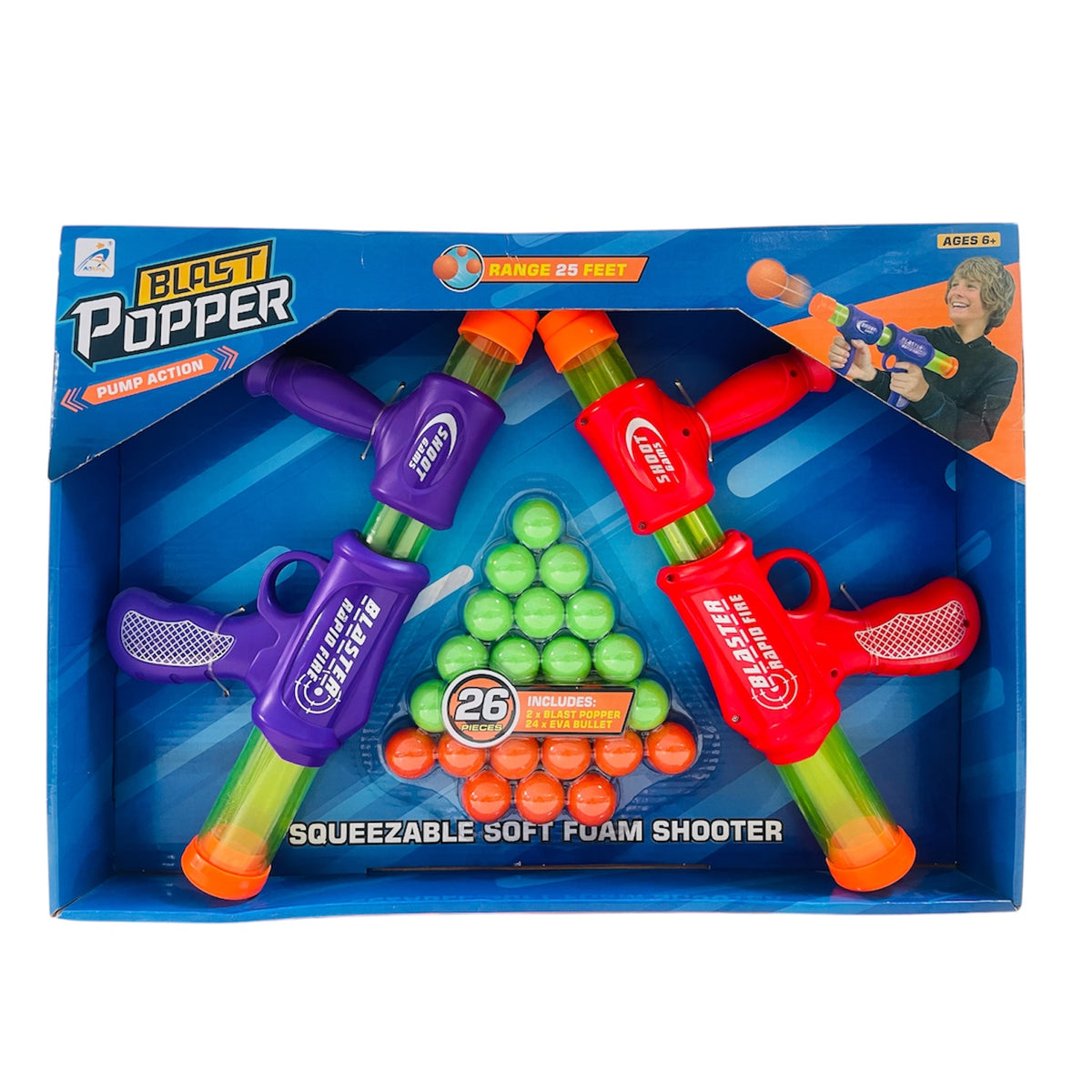 Lanzador Y Pelotas De Goma - Toyng