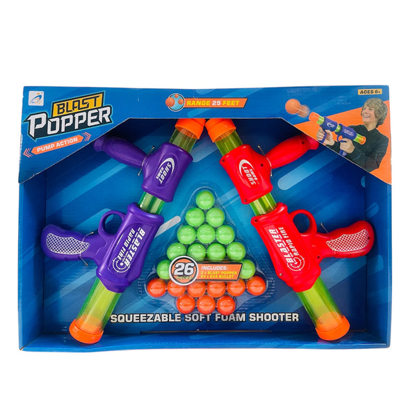 Lanzador Y Pelotas De Goma - Toyng